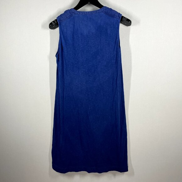 Vineyard Vines Dress Womens Medium blue shift preppy beach nautical - Picture 6 of 8